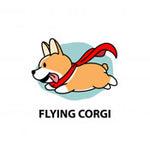 Flying Corgi logo